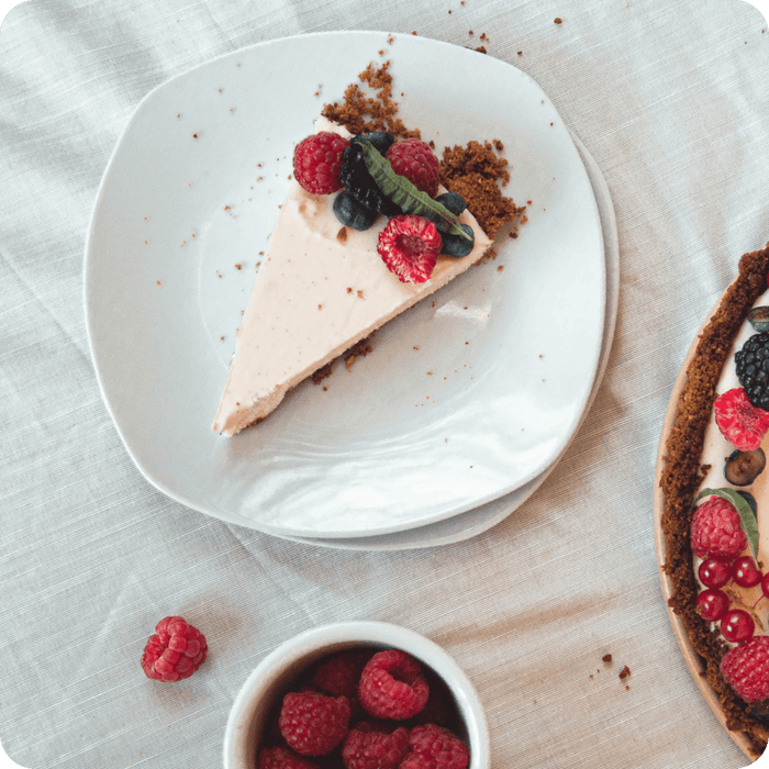 Cheesecake Slice w/ Berries